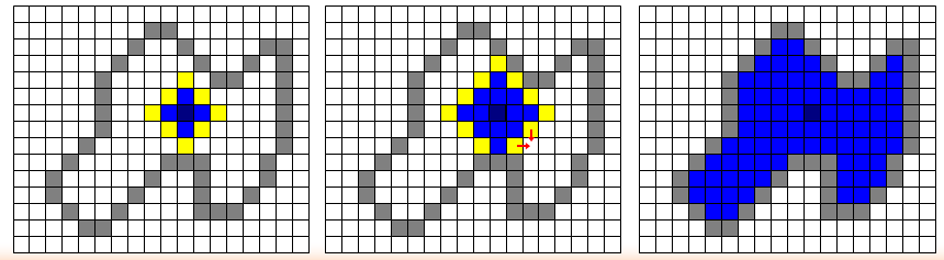 // zkraceni useku na jeho konci // pro svisle useky neni treba pocitat // nove kx, zustava stejne ky = ky - 1; if (dy!=0) kx = Math.round(kx - 1/smernice); if ((zy<=y) && (ky>=y)) { if (dy!