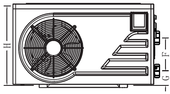 3. Rozměry MODEL EVOLUTION 25 EVOLUTION 40 EVOLUTION 60 A 302 302 326 B 622 622 655 C 288 288 306 D 332 332 350 E 988 988 1026 F 230 230 340 G 103 103 108