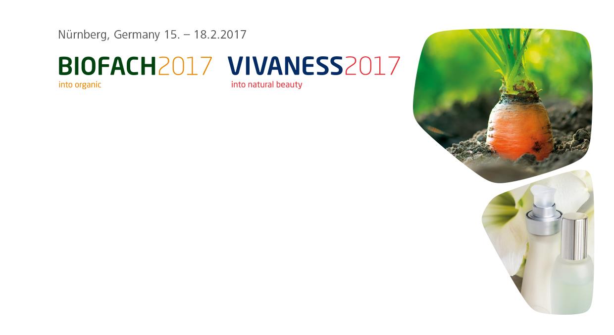 TISKOVÁ ZPRÁVA říjen 2016 BIOFACH a VIVANESS 2017: Program akce 4.