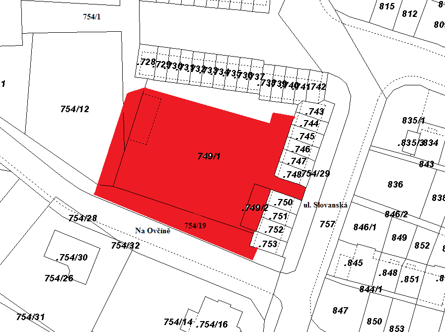 Severočeské vodovody a kanalizace, a.s. - nutno respektovat podmínky uvedené ve vyjádření zn.o1361001304 ze dne 27. 2. 2013. 4. odkládá (prodej části ppč.