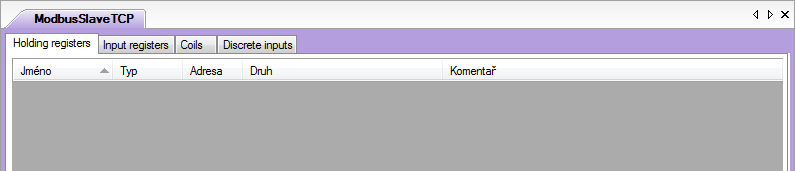 Obr. 15 Vybraný objekt ModbusSlaveTCP Obr.