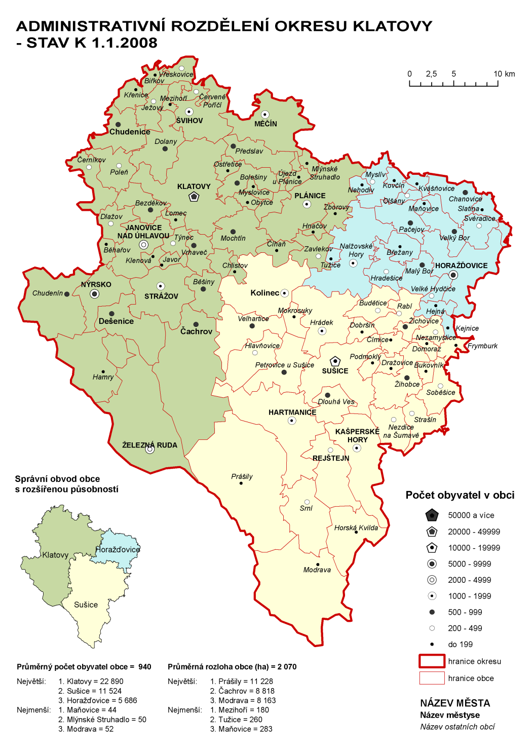 6.2 Charakteristika osídlení v okrese Obr. č.