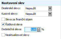 Dialog typu obchodu zadávané pokladní příjemky. ABRA vzhled modrý.