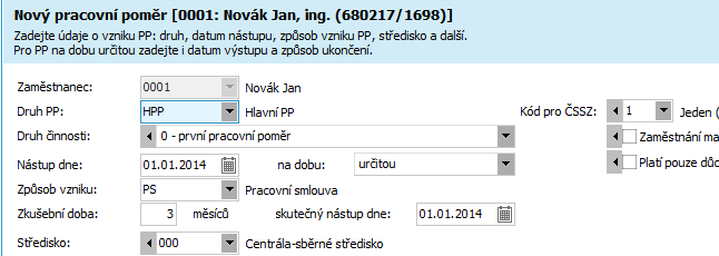 Ve spodní části je seznam odpočtů na rodinné příslušníky, v horní části pak seznam dalších typů odečitatelných položek. ABRA vzhled modrý.