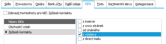 Příklad zadání dalších údajů zadávané firmy. ABRA vzhled modrý. Firma je registrována k DPH i v DE, což si můžeme zadat do položky Země DPH registrace.