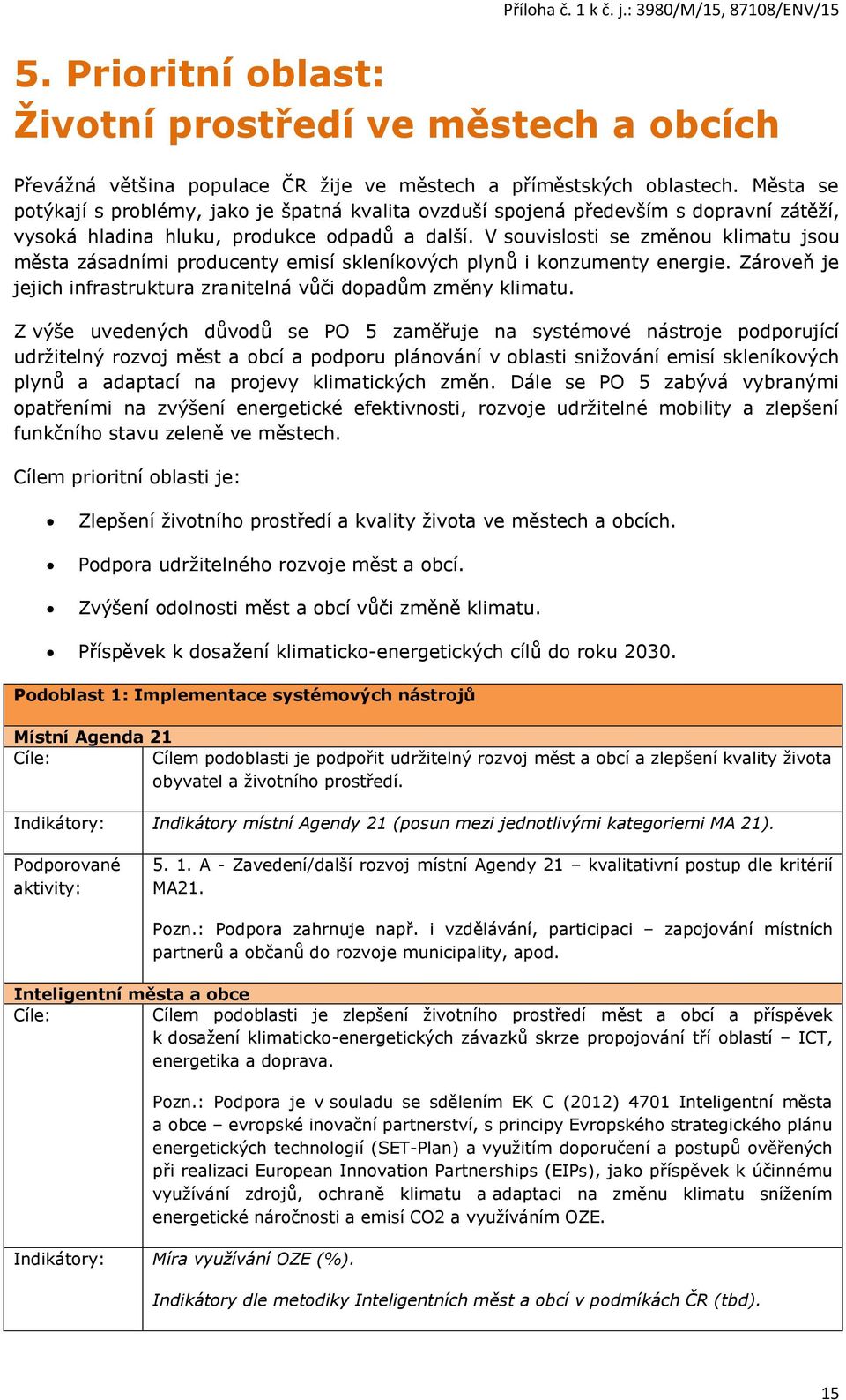 V souvislosti se změnou klimatu jsou města zásadními producenty emisí skleníkových plynů i konzumenty energie. Zároveň je jejich infrastruktura zranitelná vůči dopadům změny klimatu.