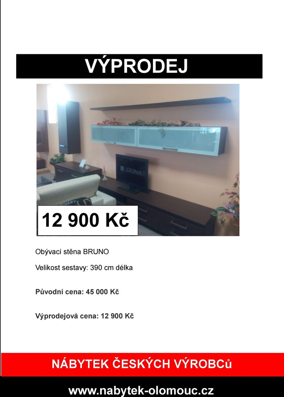 390 cm délka : 45 000 Kč