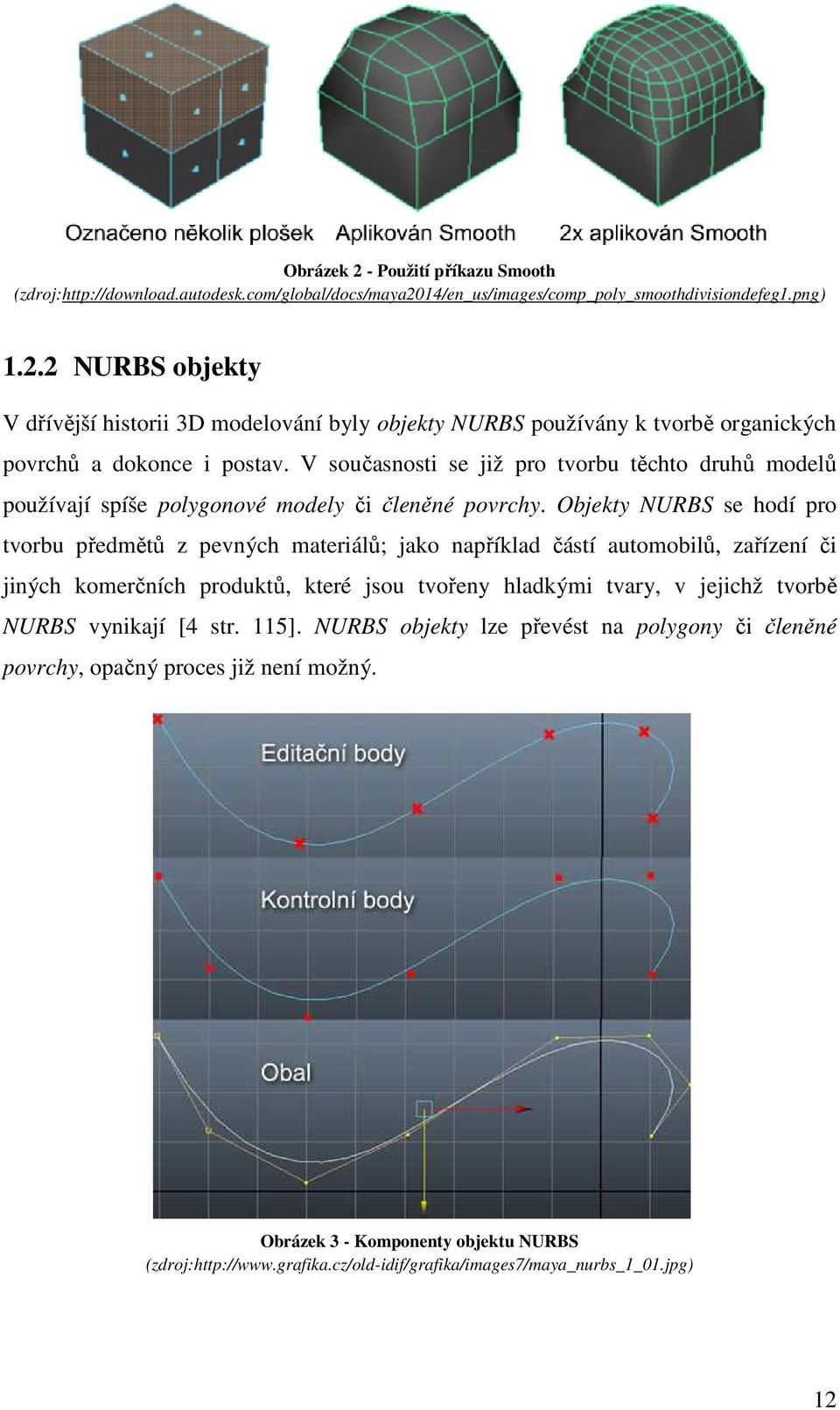 V současnosti se již pro tvorbu těchto druhů modelů používají spíše polygonové modely či členěné povrchy.