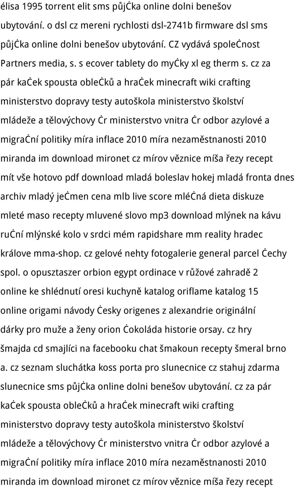 cz za pár kaček spousta oblečků a hraček minecraft wiki crafting ministerstvo dopravy testy autoškola ministerstvo školství mládeže a tělovýchovy čr ministerstvo vnitra čr odbor azylové a migrační