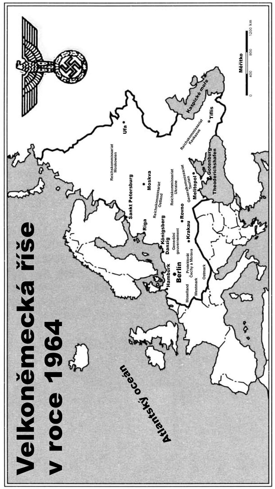 Theoderichshafen Reichskommissariat Kaukasus Generalkommissariat Taurien Atlantský oceán