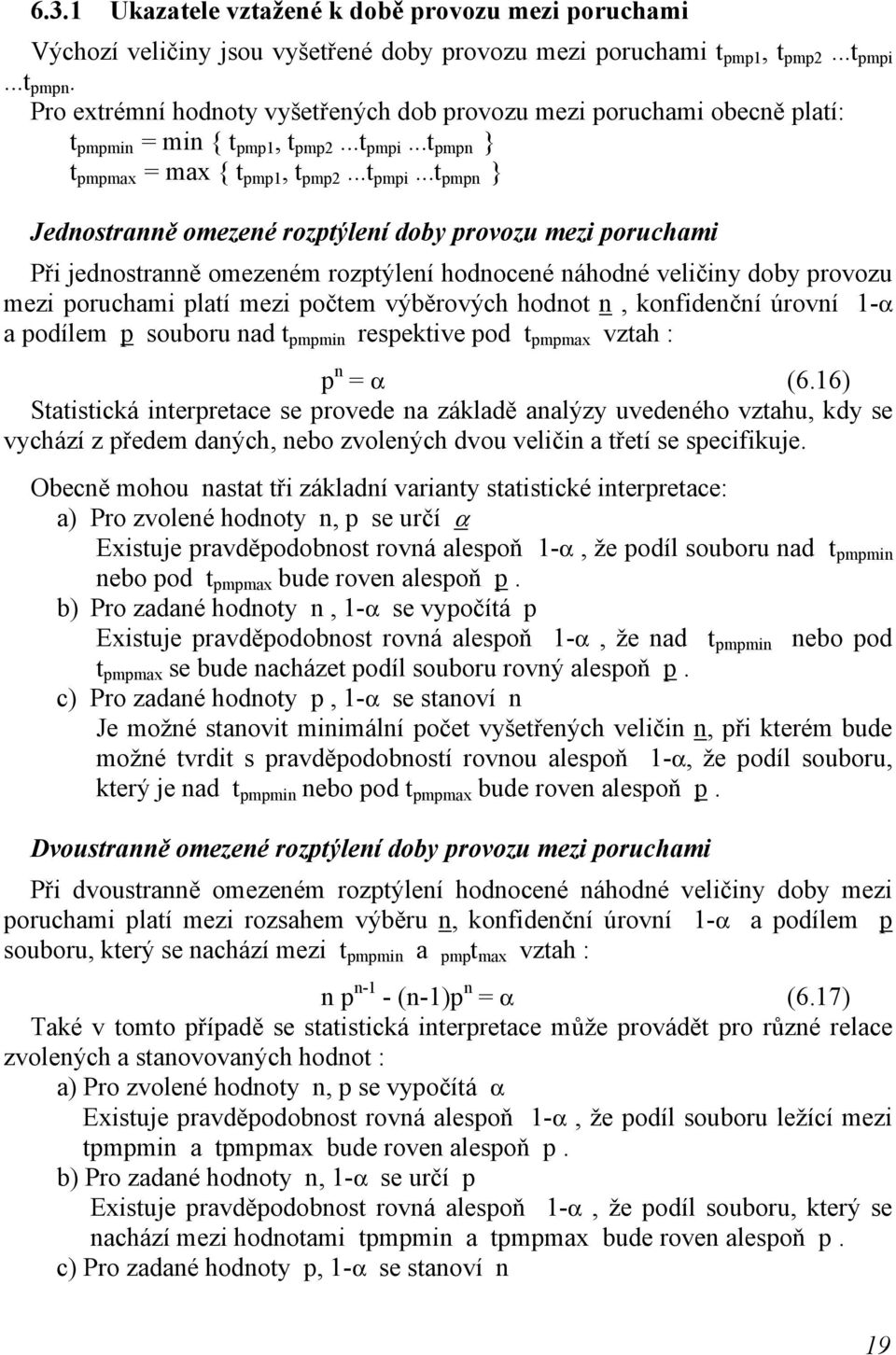 ..t pmpn } t pmpmax = max { t pmp1, t pmp2...t pmpi.