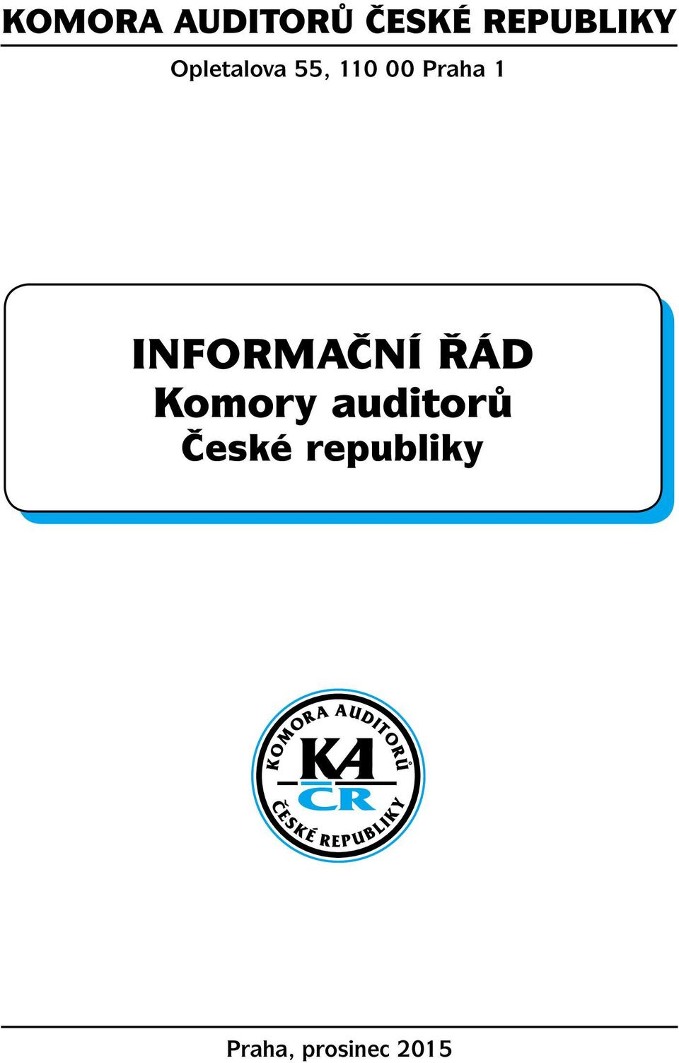 informační řád Komory auditorů