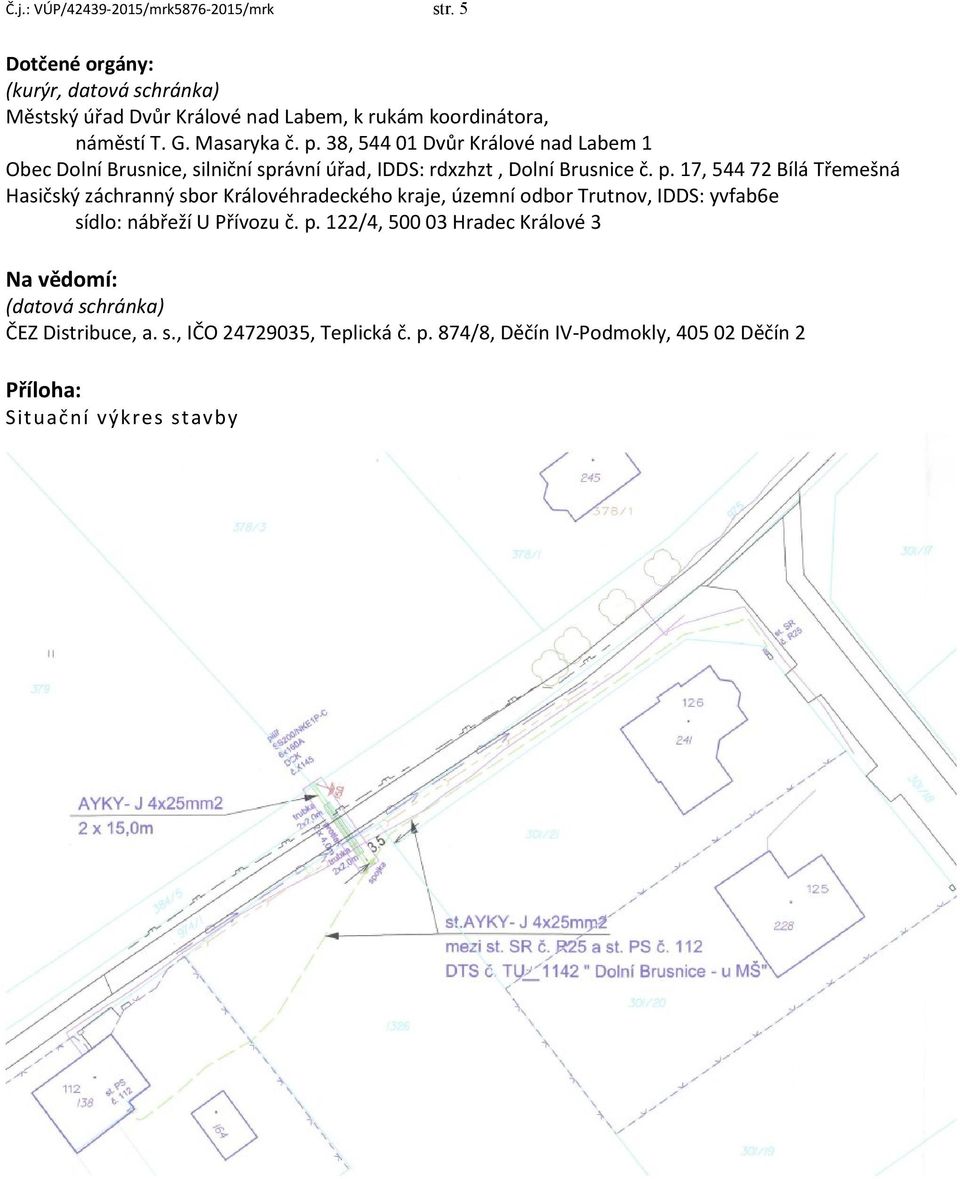 38, 544 01 Dvůr Králové nad Labem 1 Obec Dolní Brusnice, silniční správní úřad, IDDS: rdxzhzt, Dolní Brusnice č. p.