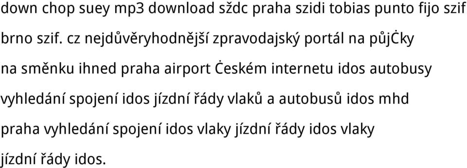 českém internetu idos autobusy vyhledání spojení idos jízdní řády vlaků a
