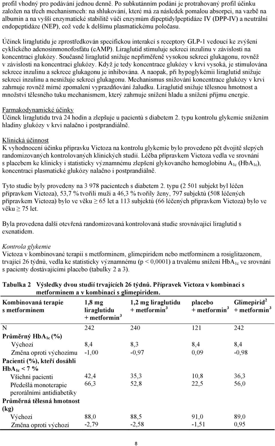 enzymům dipeptidylpeptidáze IV (DPP-IV) a neutrální endopeptidáze (NEP), což vede k delšímu plasmatickému poločasu.