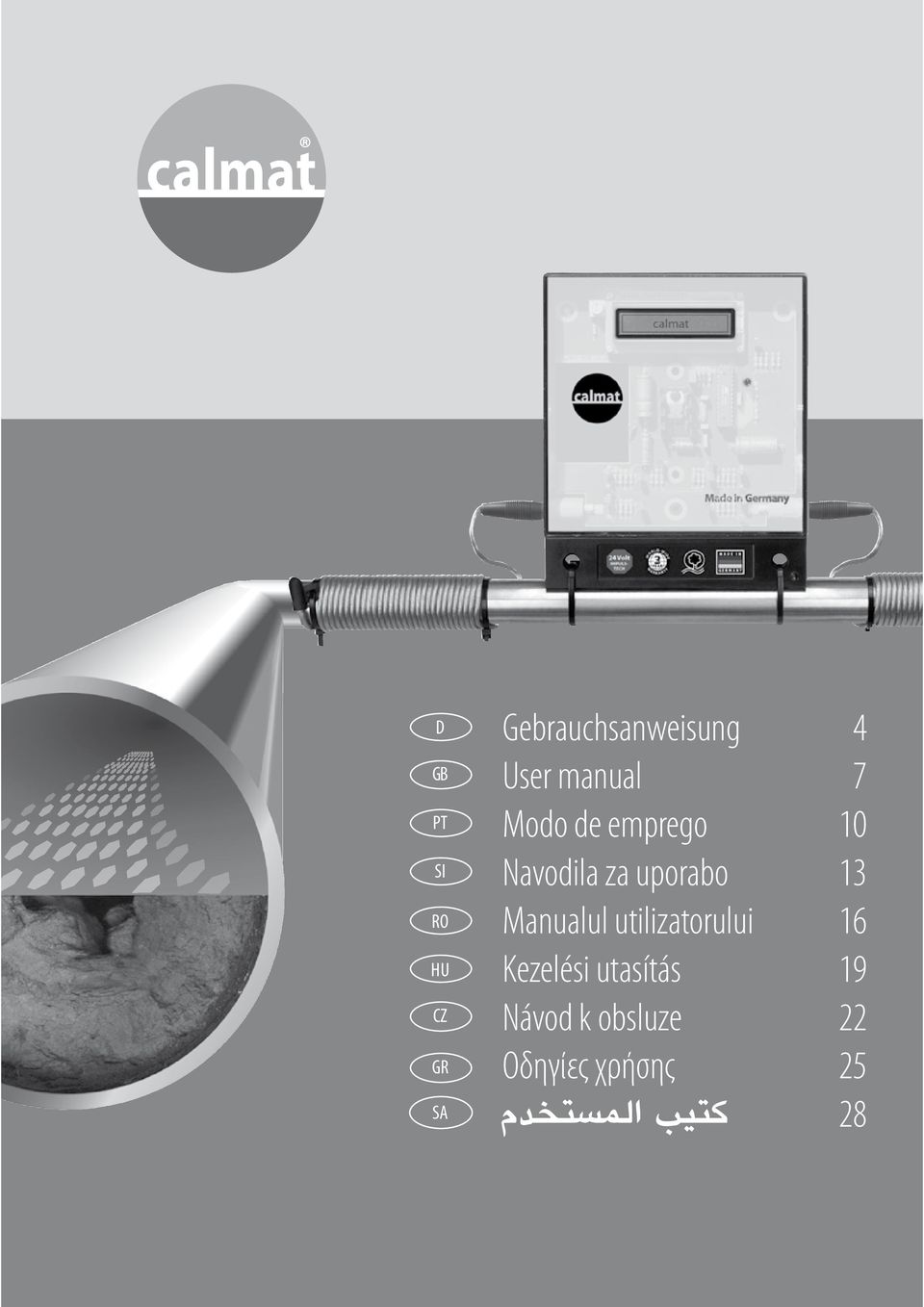 uporabo 13 Manualul utilizatorului 16 Kezelési