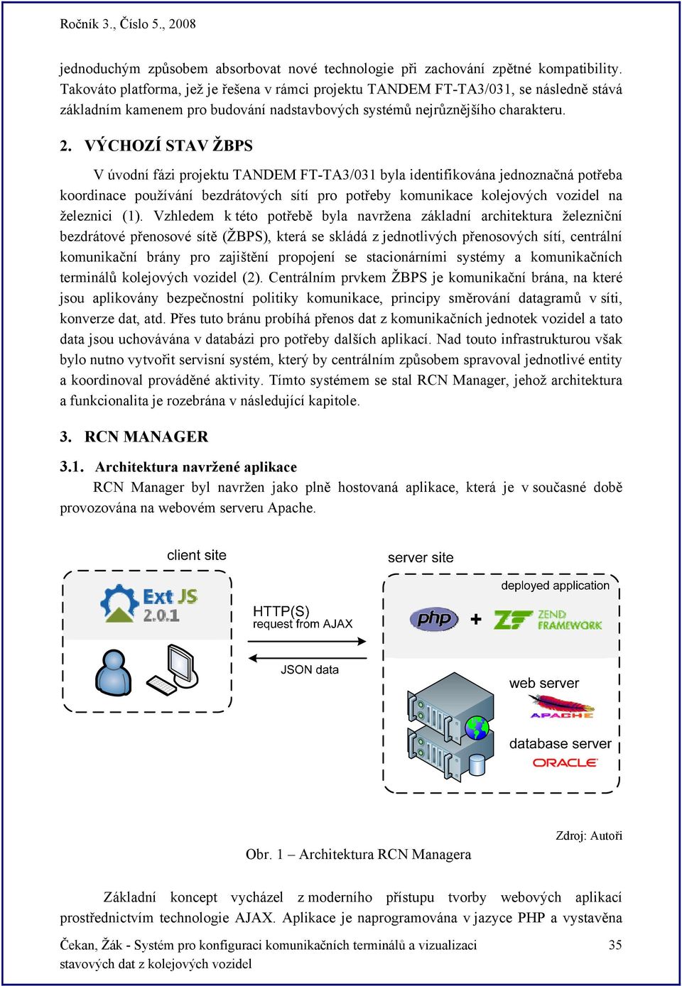 VÝCHOZÍ STAV ŽBPS V úvodní fázi projektu TANDEM FT-TA3/031 byla identifikována jednoznačná potřeba koordinace používání bezdrátových sítí pro potřeby komunikace kolejových vozidel na železnici (1).