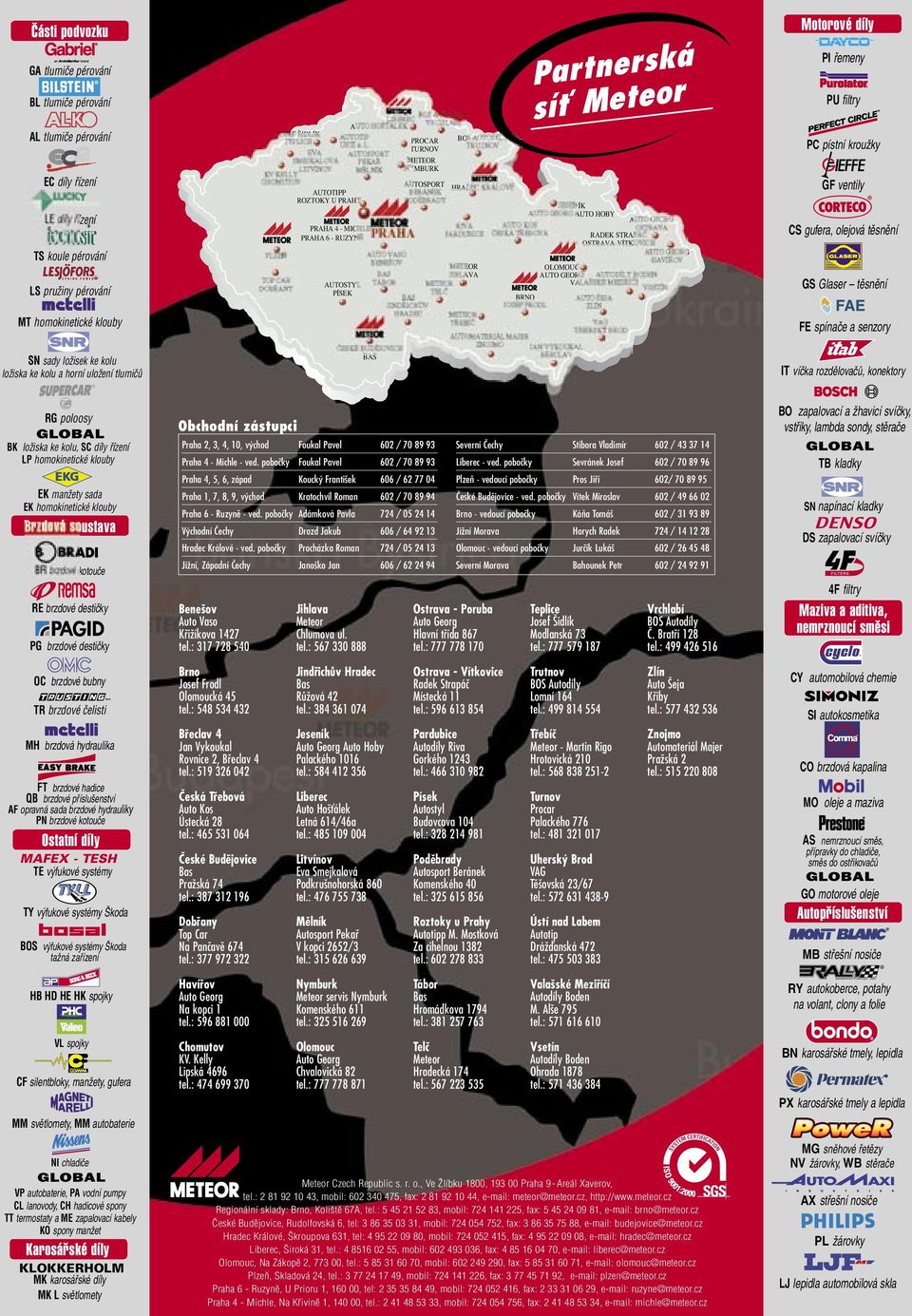 SMEJKALOVÁ LITVÍNOV AUTOTIPP ROZTOKY U PRAHY PRAHA 4 - MICHLE PRAHA 6 - RUZYNĚ AUTOSTYL PÍSEK AUTO HOŠŤÁLEK BOS AUTODÍLY PROCAR TURNOV METEOR NYMBURK AUTOSPORT BOS AUTODÍLY TRUTNOV HRADEC KRÁLOVÉ