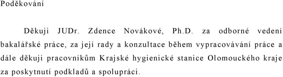 . Zdence Novákové, Ph.D.