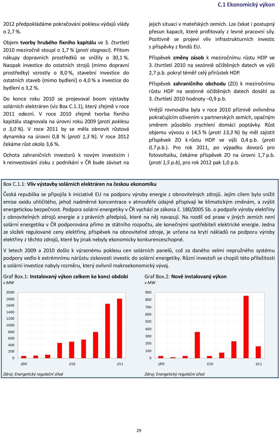 Naopak investice do ostatních strojů (mimo dopravní prostředky) vzrostly o 8,0 %, stavební investice do ostatních staveb (mimo bydlení) o 4,0 % a investice do bydlení o 3,2 %.