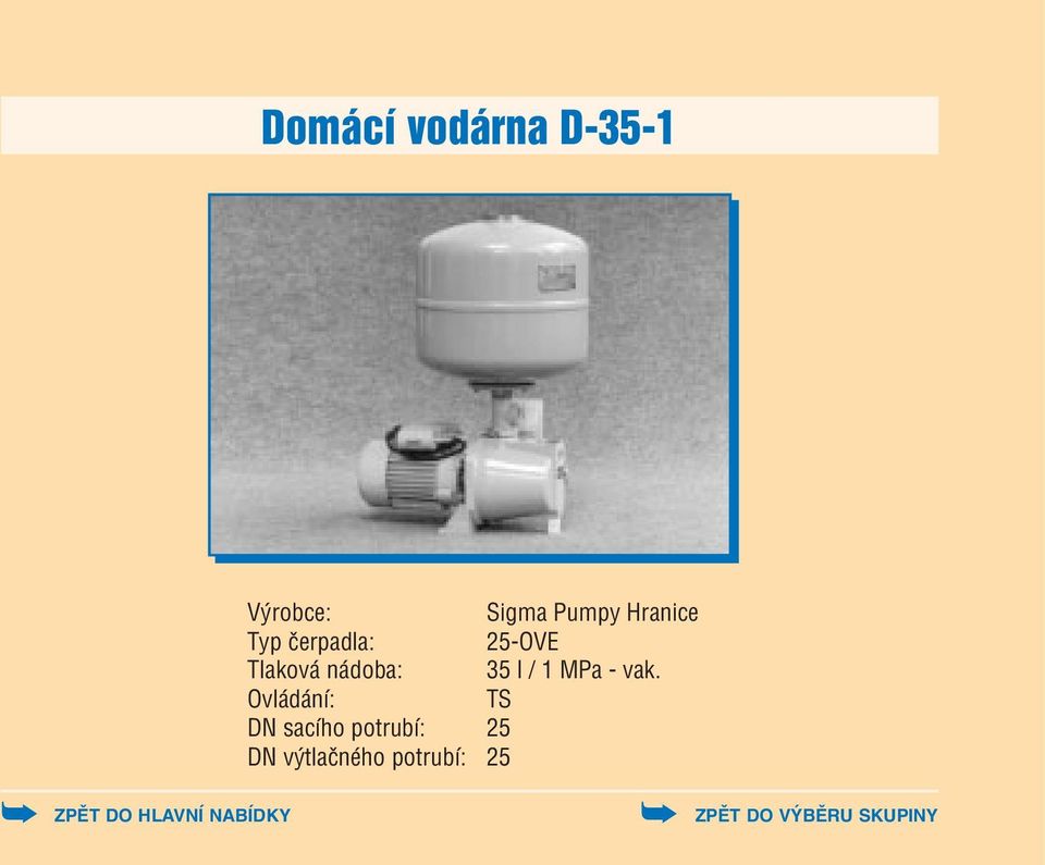 nádoba: 35 l / 1 MPa vak.