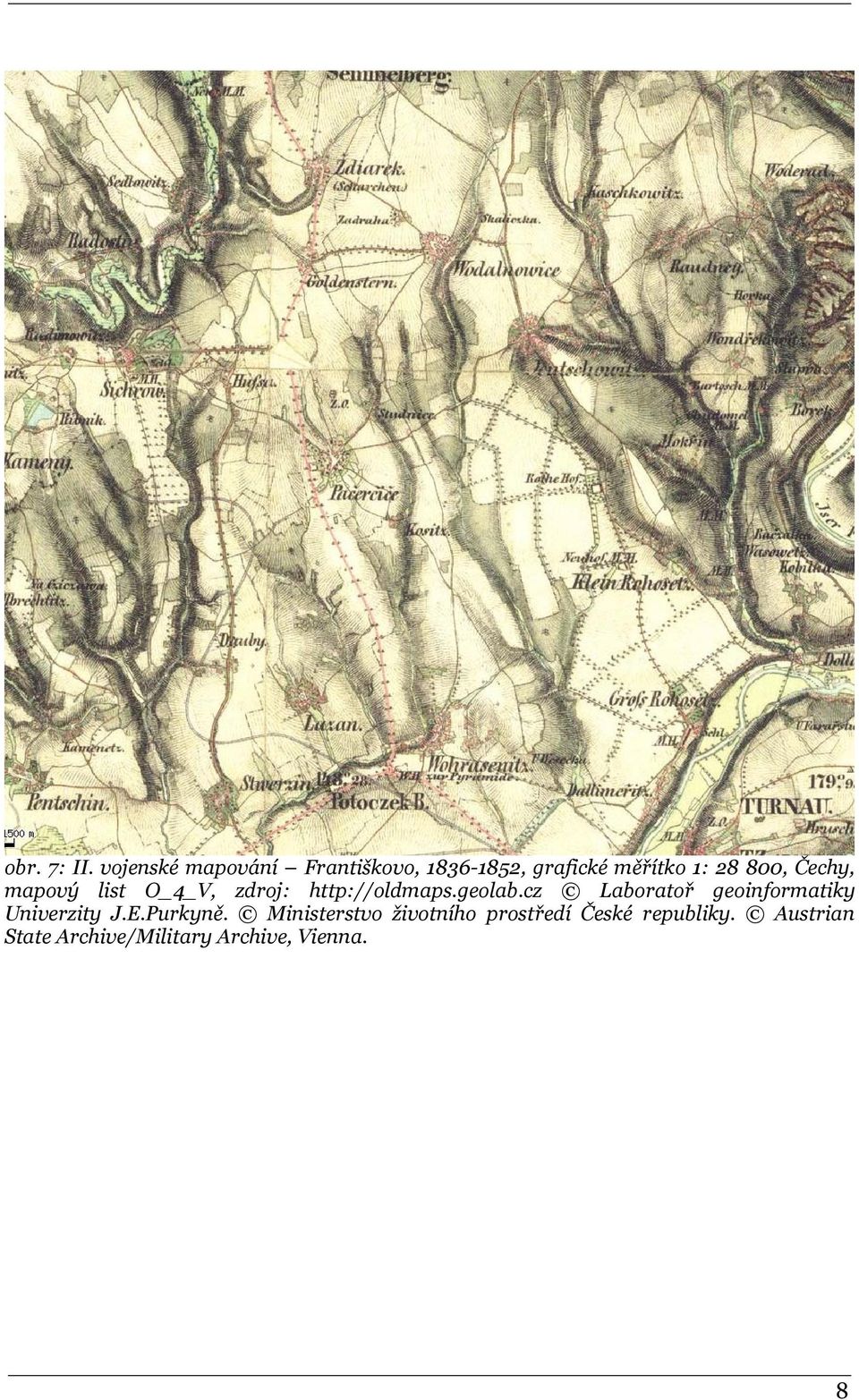 Čechy, mapový list O_4_V, zdroj: http://oldmaps.geolab.