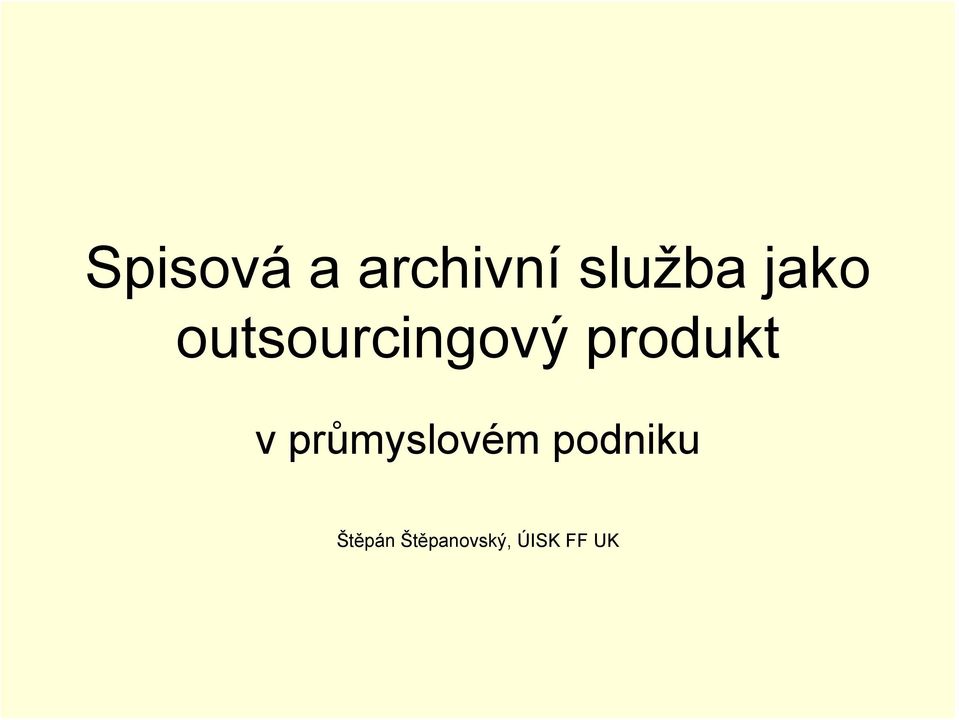 produkt v průmyslovém