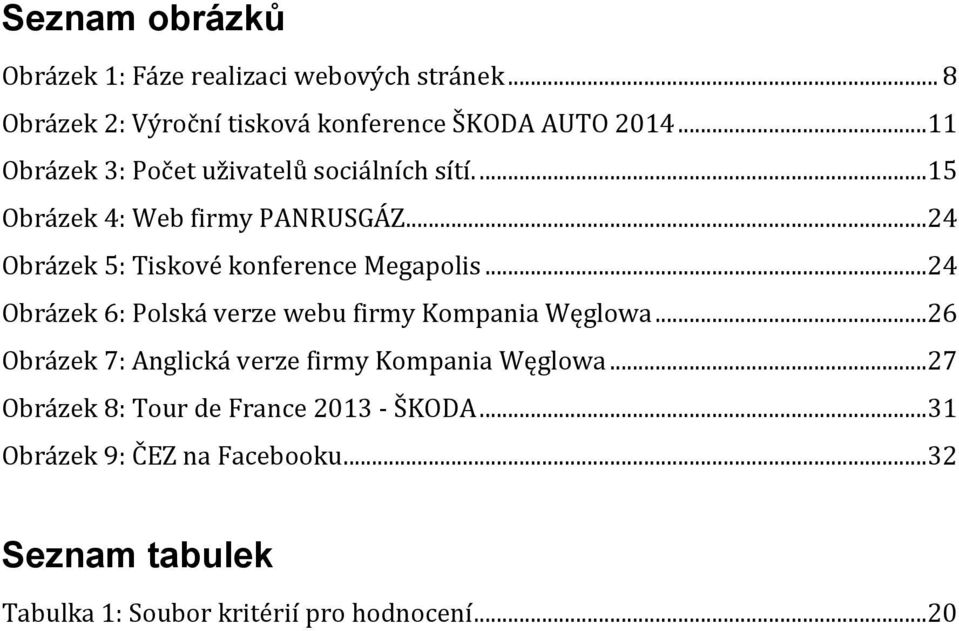 ..24 Obrázek 5: Tiskové konference Megapolis...24 Obrázek 6: Polská verze webu firmy Kompania Węglowa.