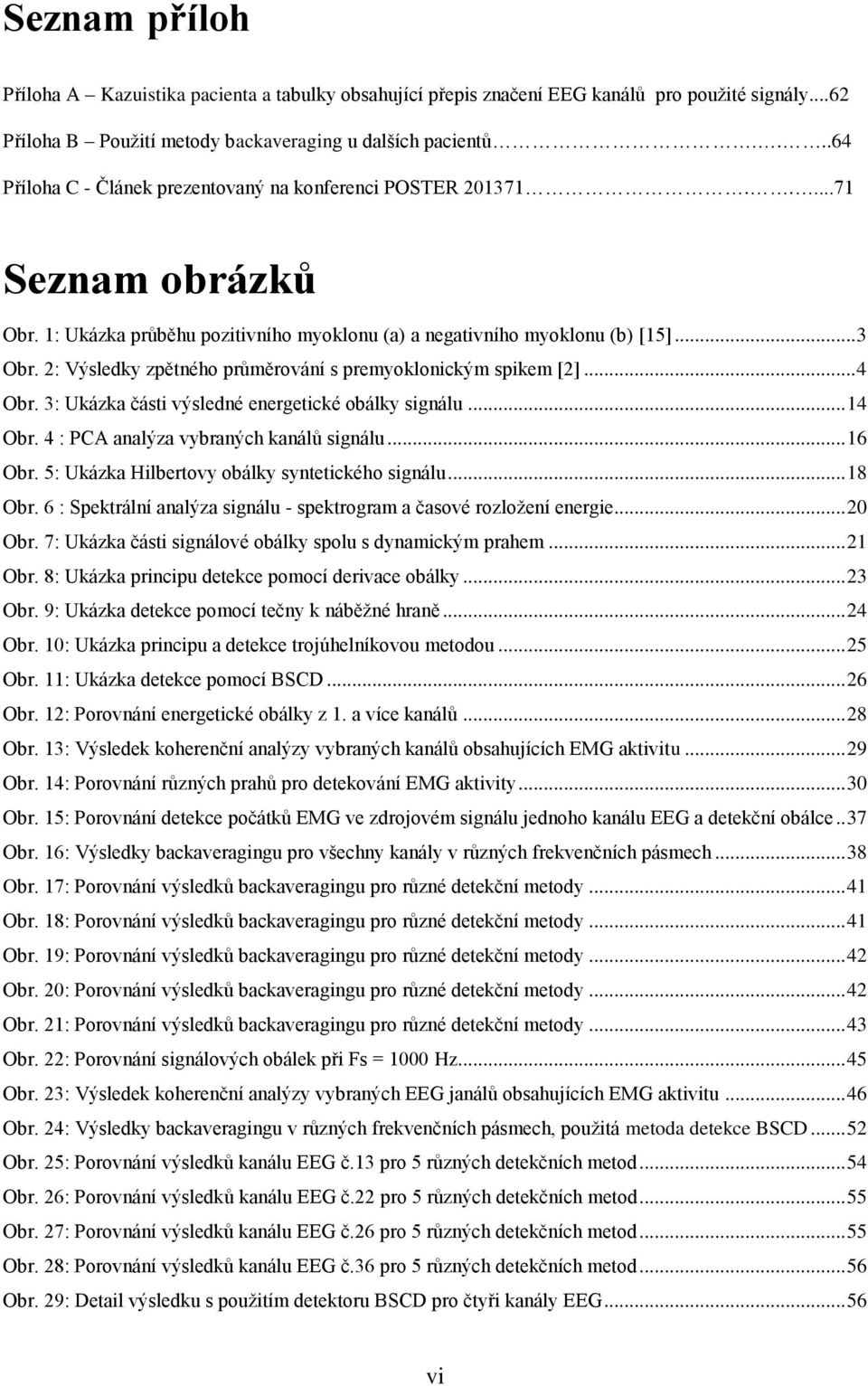 2: Výsledky zpětného průměrování s premyoklonickým spikem [2]... 4 Obr. 3: Ukázka části výsledné energetické obálky signálu... 14 Obr. 4 : PCA analýza vybraných kanálů signálu... 16 Obr.