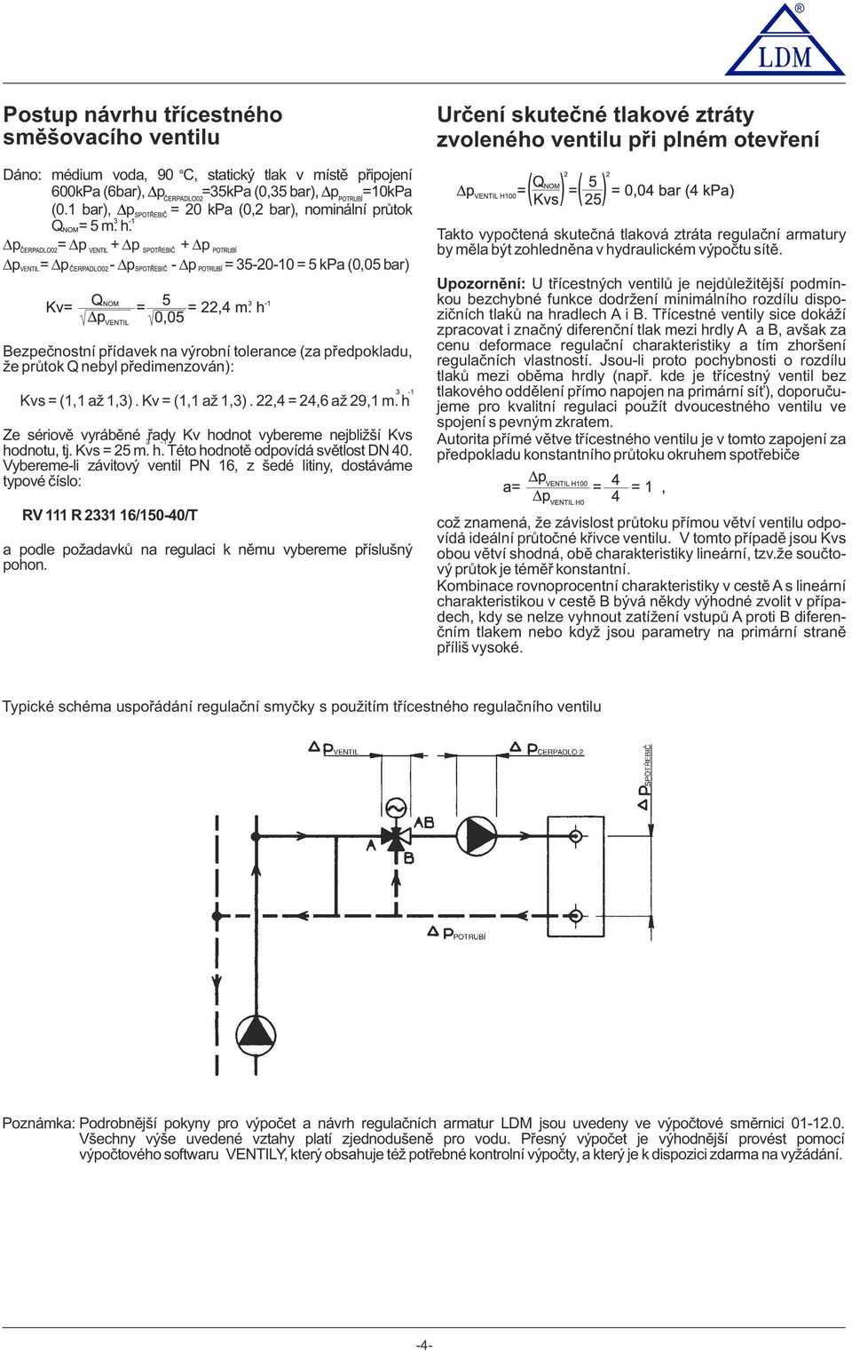 Vybereme-li závitvý ventil PN 16, z šedé litiny, dstáváme typvé čísl: RV 111 R 2331 16/150-40/T a pdle pžadavků na regulaci k němu vybereme příslušný phn.