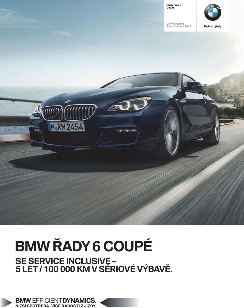 BMW ŘADY 6 COUPÉ SE SERVICE