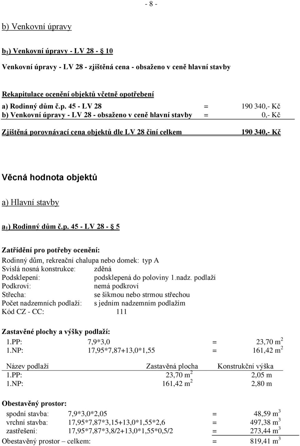 avy - LV 28-10 Venkovní úpr