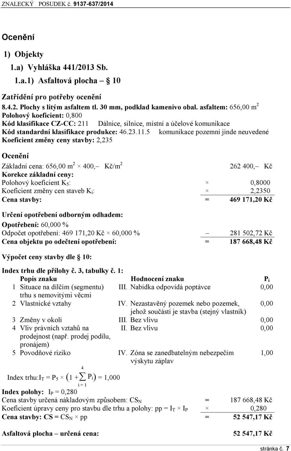 Dálnice, silnice, místní a účelové komunikace Kód standardní klasifikace produkce: 46.23.11.