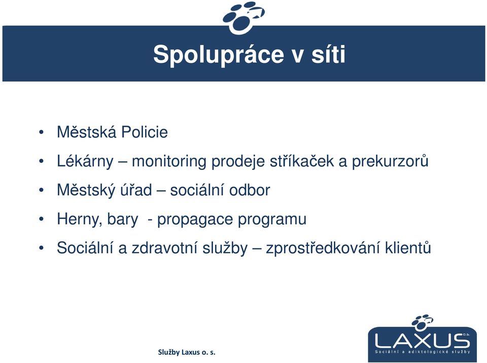 odbor Herny, bary - propagace programu Sociální a