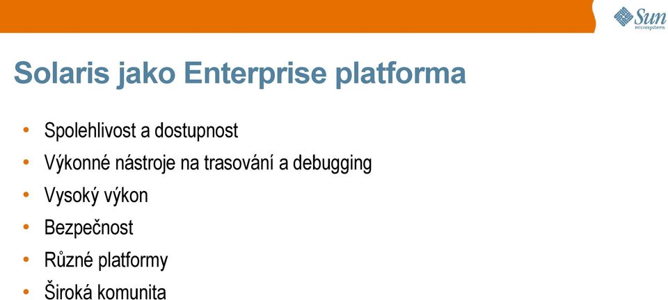 nástroje na trasování a debugging