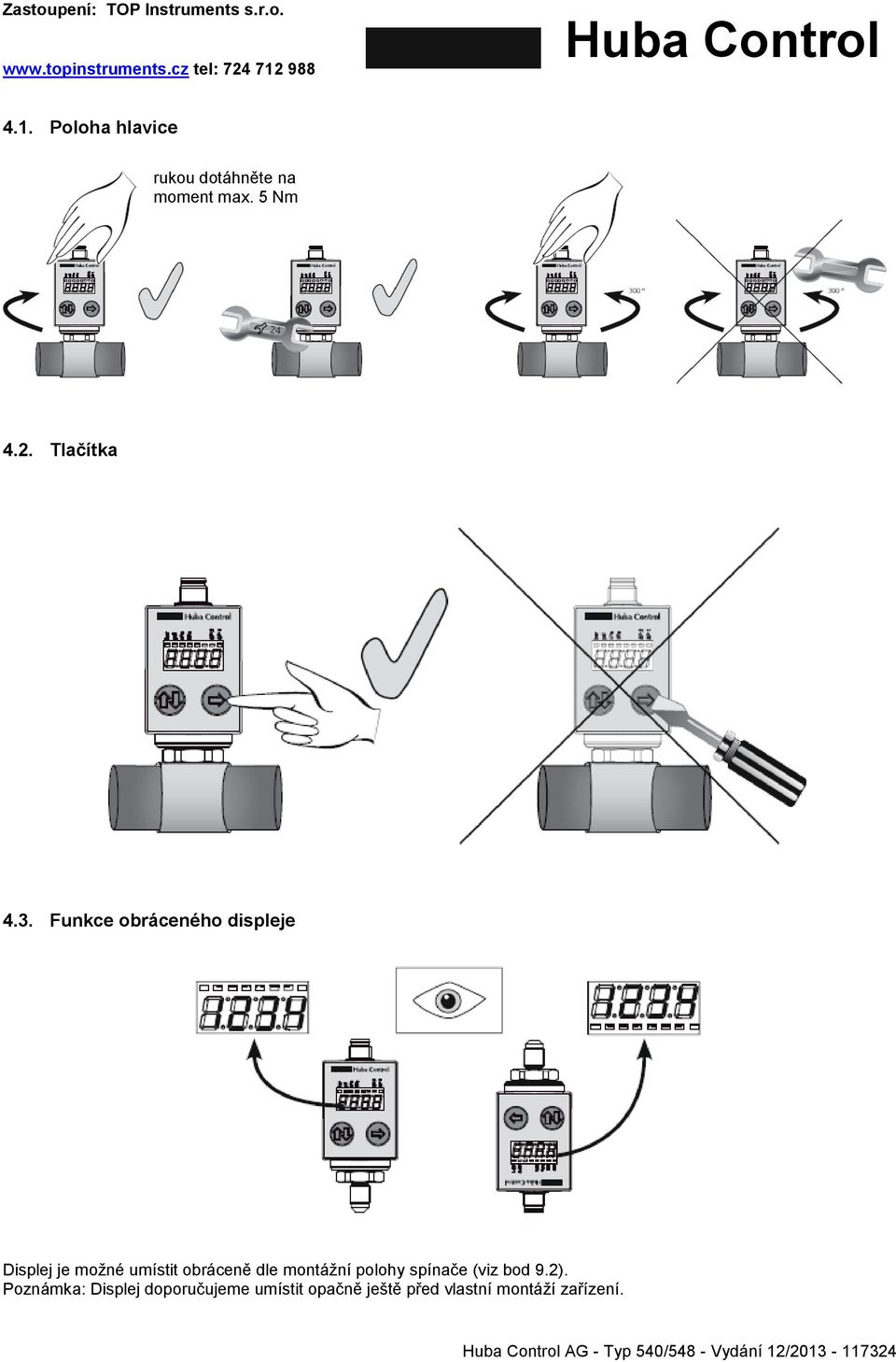 5 Nm 4.2. Tlačítka 4.3.