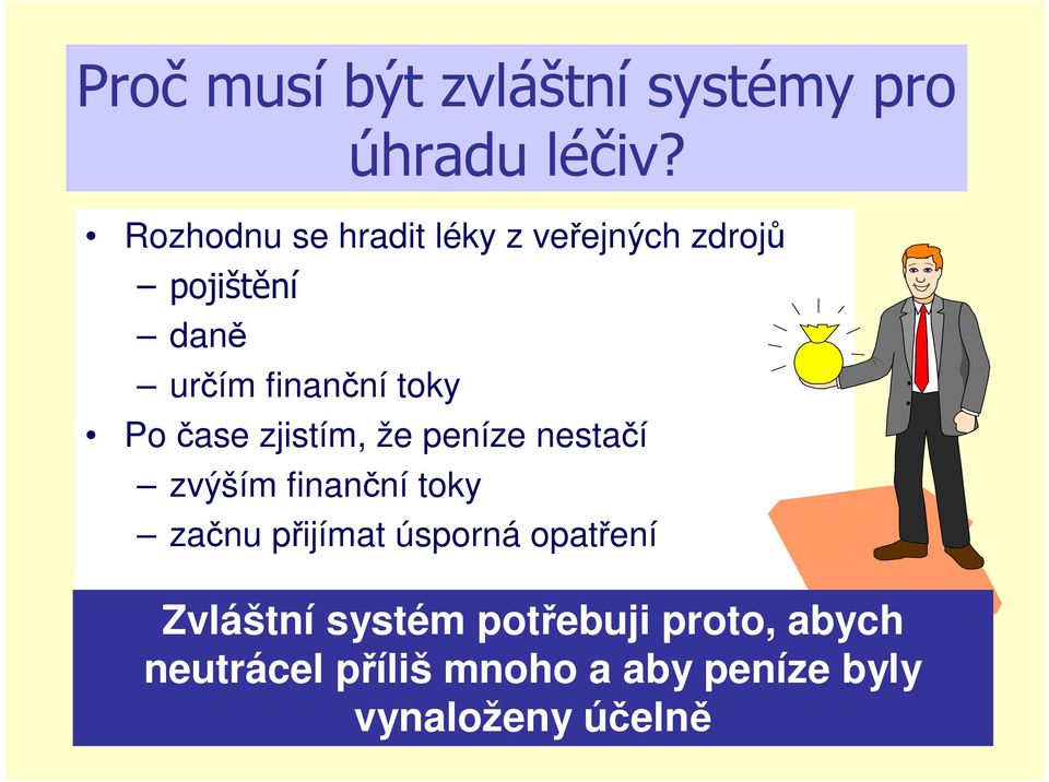 finanní toky zanu pijímat úsporná opatení Zvláštní systém