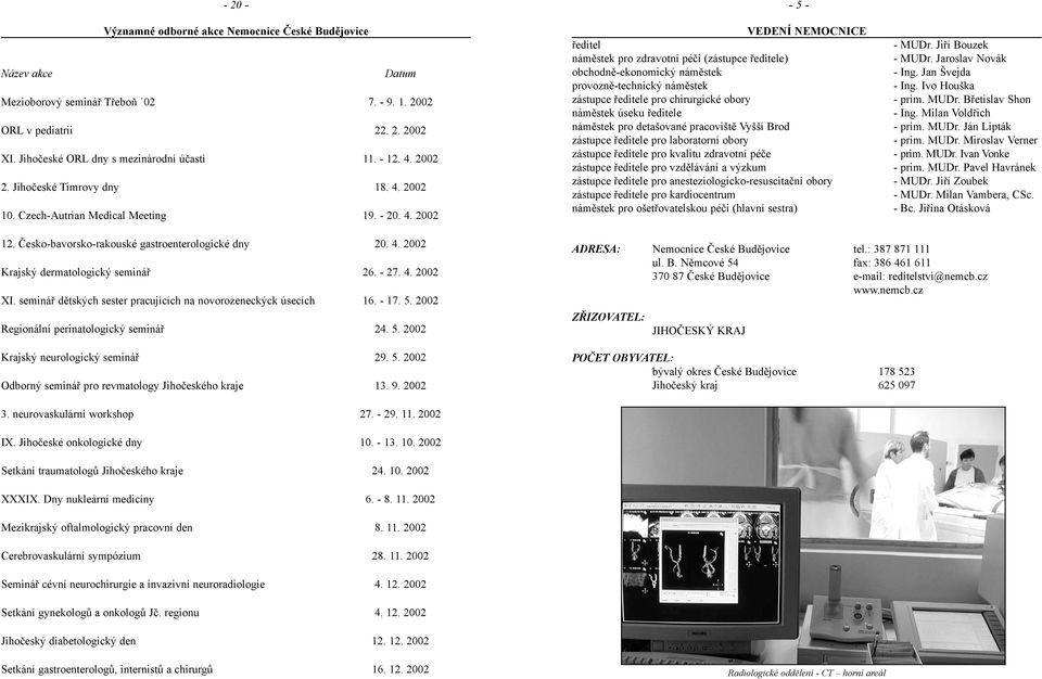 2002 10. Czech-Autrian Medical Meeting 19. - 20. 4.