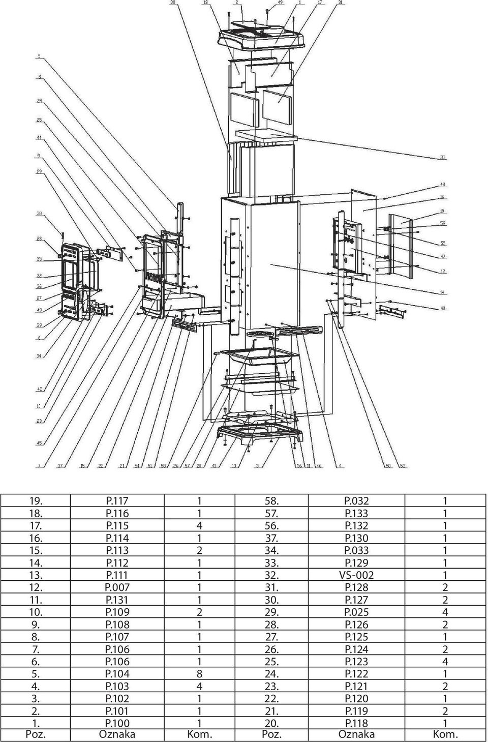 P.108 1 28. P.126 2 8. P.107 1 27. P.125 1 7. P.106 1 26. P.124 2 6. P.106 1 25. P.123 4 5. P.104 8 24. P.122 1 4. P.103 4 23.