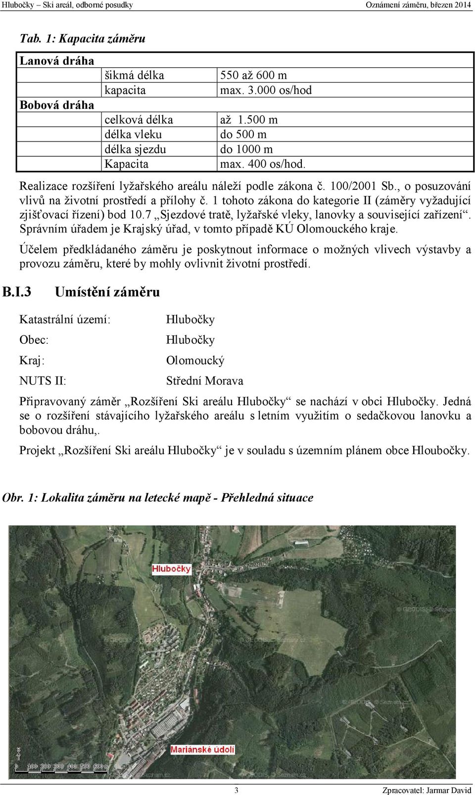 1 tohoto zákona do kategorie II (záměry vyžadující zjišťovací řízení) bod 10.7 Sjezdové tratě, lyžařské vleky, lanovky a související zařízení.