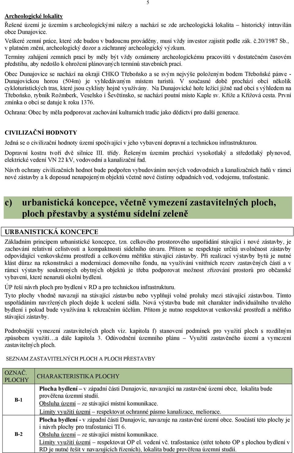 Termíny zahájení zemních prací by měly být vždy oznámeny archeologickému pracovišti v dostatečném časovém předstihu, aby nedošlo k ohrožení plánovaných termínů stavebních prací.