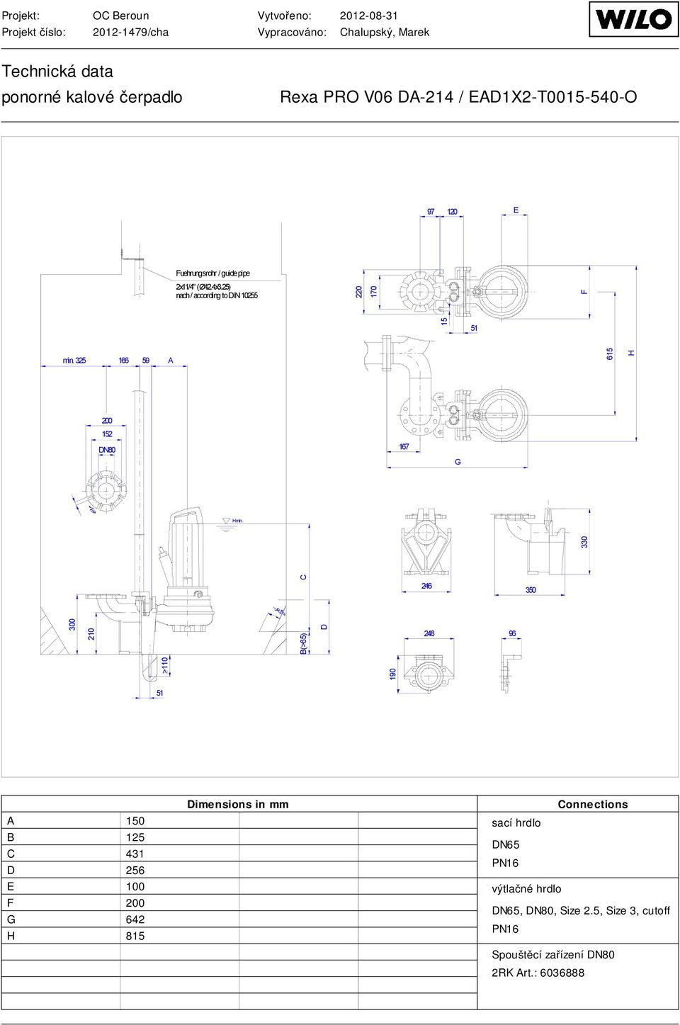 4 >110 170 15 51 17 C >5 300 10 B(>5) 51 A 150 B 15 C 431 D 5 E 100 F 00 G 4 H 815 Dimensions in mm