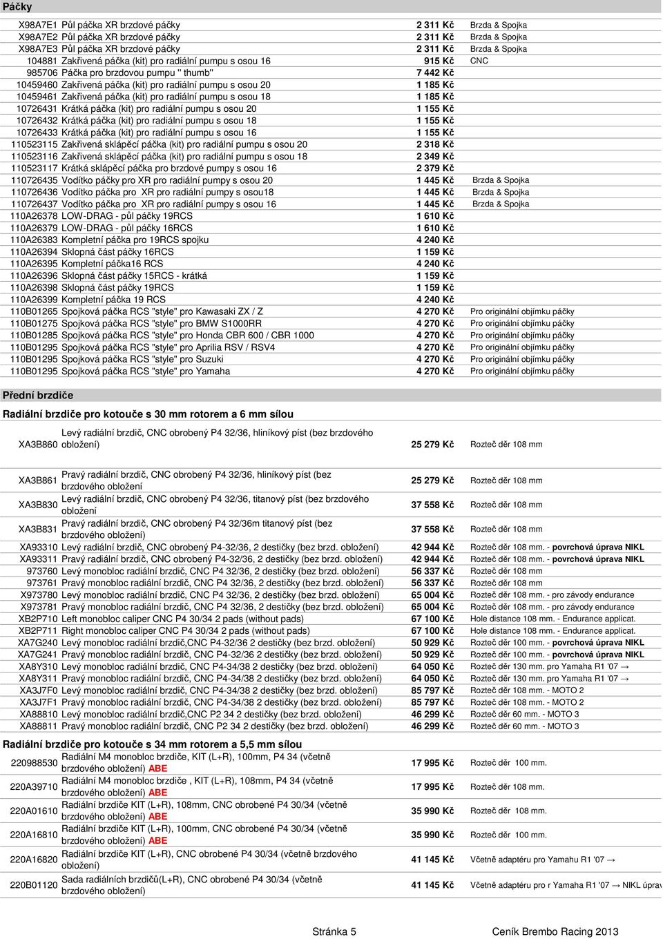 (kit) pro radiální pumpu s osou 18 1 185 Kč 10726431 Krátká páčka (kit) pro radiální pumpu s osou 20 1 155 Kč 10726432 Krátká páčka (kit) pro radiální pumpu s osou 18 1 155 Kč 10726433 Krátká páčka