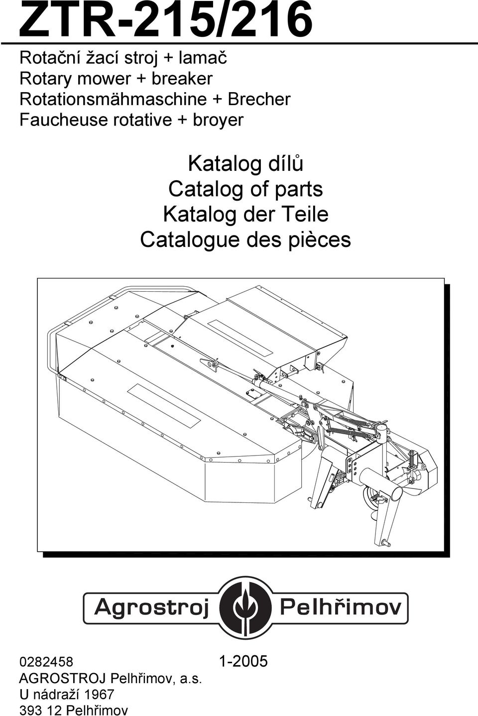 Katalog dílů Catalog of parts Katalog der Teile Catalogue des