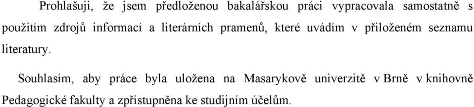 seznamu literatury.