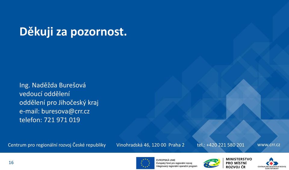 e-mail: buresova@crr.