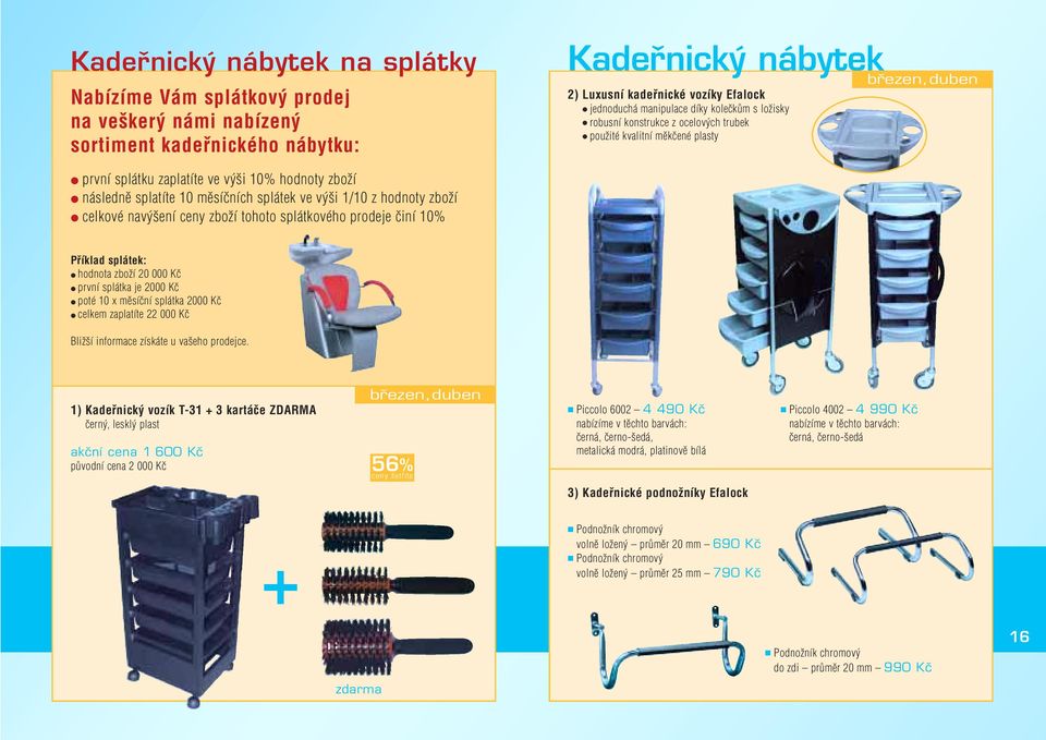 hodnot zboží 20 000 Kč první splát j 2000 Kč poté 10 x měsíční splát 2000 Kč lm zpltít 22 000 Kč Bližší inform zísát u všho prodj.