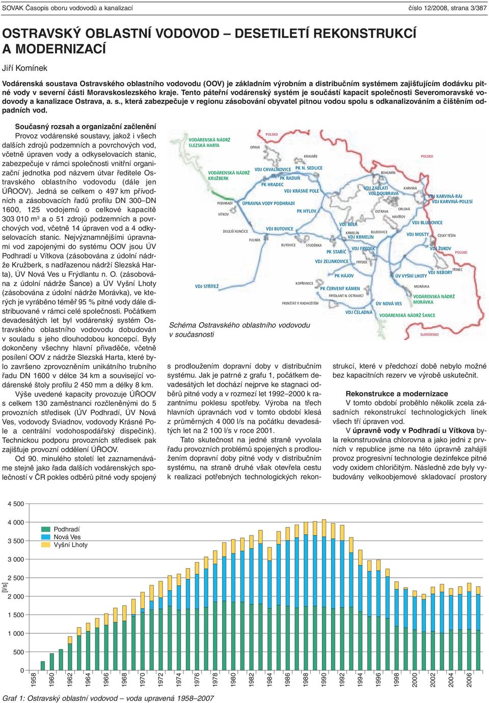 Tento páteřní vodárenský systém je součástí kapacit společnosti Severomoravské vodovody a kanalizace Ostrava, a. s., která zabezpečuje v regionu zásobování obyvatel pitnou vodou spolu s odkanalizováním a čištěním odpadních vod.