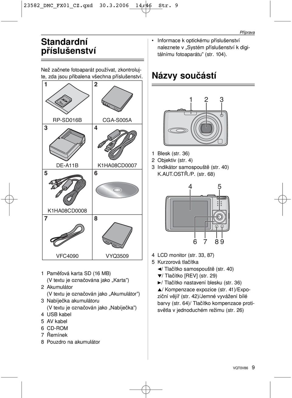 4) 3 Indikátor samospouště (str.