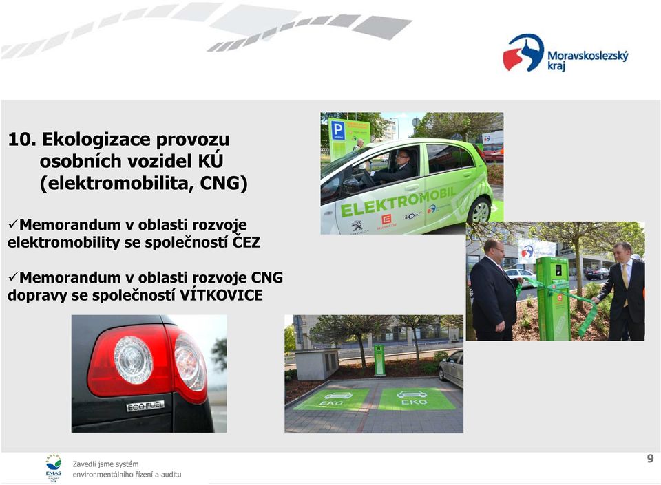 rozvoje elektromobility se společností ČEZ